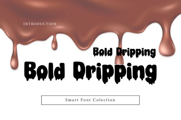 Bold Dripping: Unleashing Spooky, Melting Typography