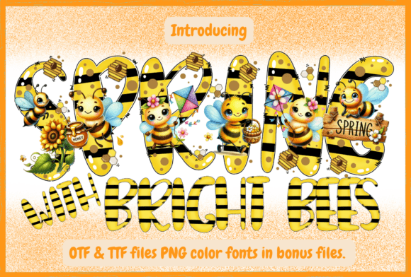Bring Sunshine to Your Designs with Spring with Bright Bees