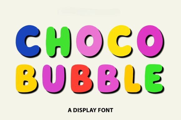 Choco Bubble: The Font That Brings Joy to Your Creative Projects