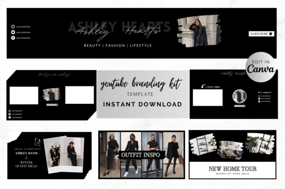 Craft a Cohesive Channel: The Power of a Black Youtube Branding Kit