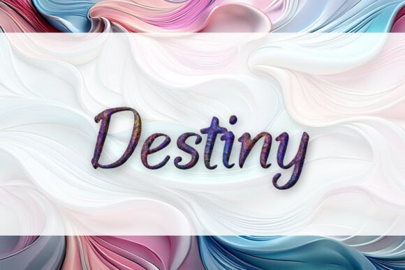 Destiny: A Cosmic Script Font for Unforgettable Branding