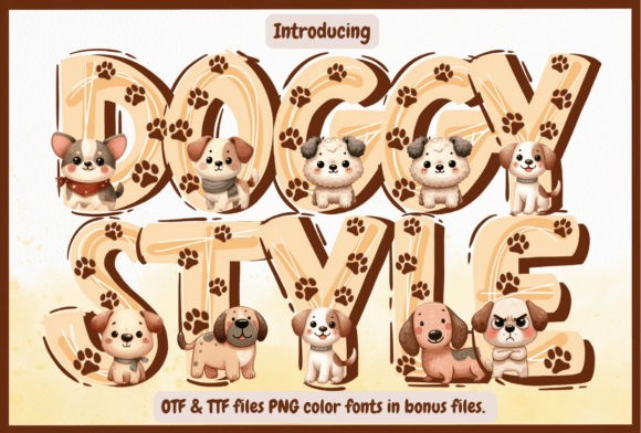 Doggy Style: A Playful Typeface for Pet-Loving Brands