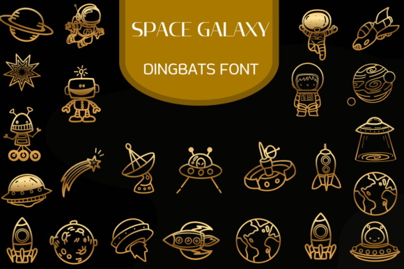 Explore the Cosmos with Space Galaxy: A Font for Stellar Designs