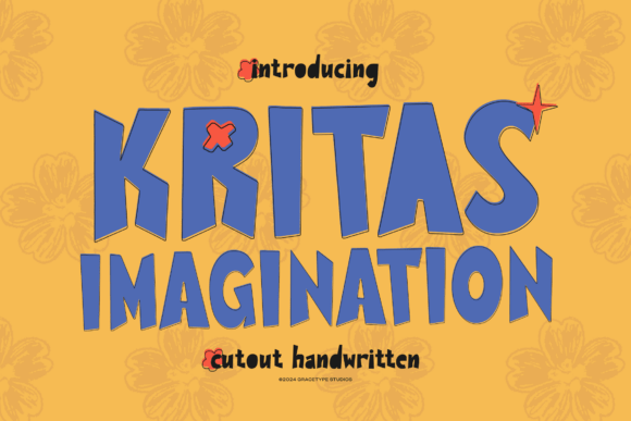 Kritas Imagination: The Cutout Font with Built-In Personality