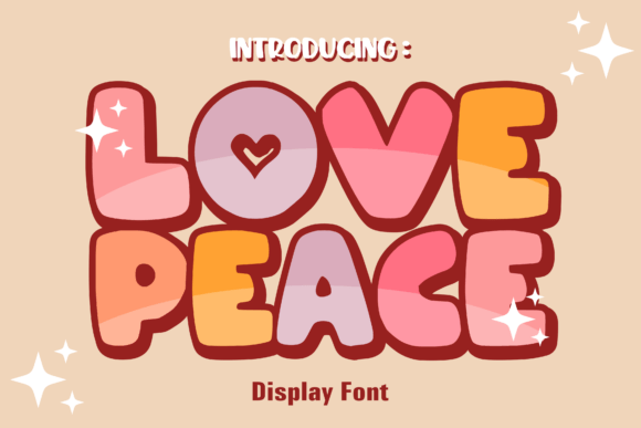 Love Peace: The Retro Font That Sparks Creativity