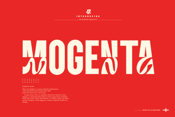 Mogenta: The Display Typeface That Commands Attention