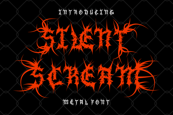 Silent Scream: The Metal Typeface That Roars