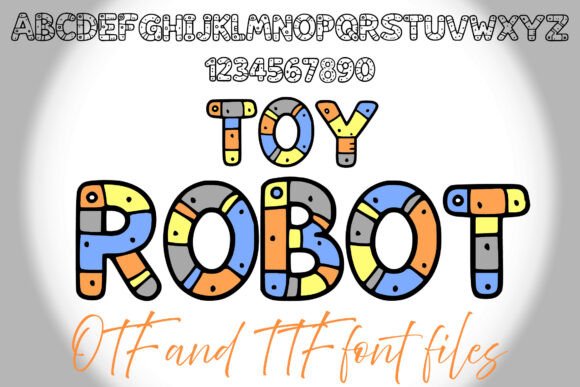 Toy Robot: A Typeface with Character and Color