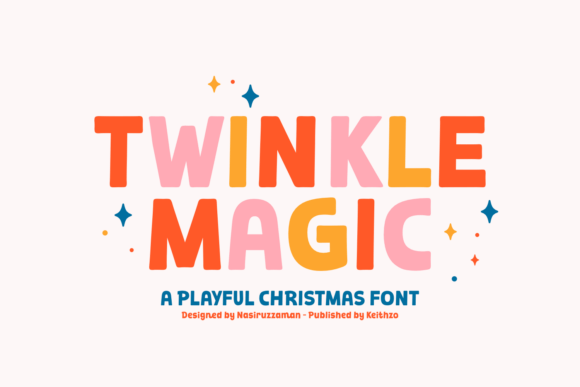 Twinkle Magic: A Font That Captures Festive Joy All Year Round